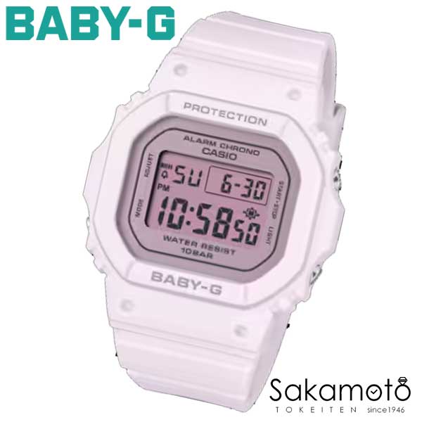 【2026年3月発売】CASIO カシオ BABY-G ベビージー アクティブな女性に向けた耐衝撃・カジュアルウオッチBABY-Gから、バレエコアスタイルを取り入れた光沢感のある文字板が特徴のモデル 【BGD-565SC-4BJF】