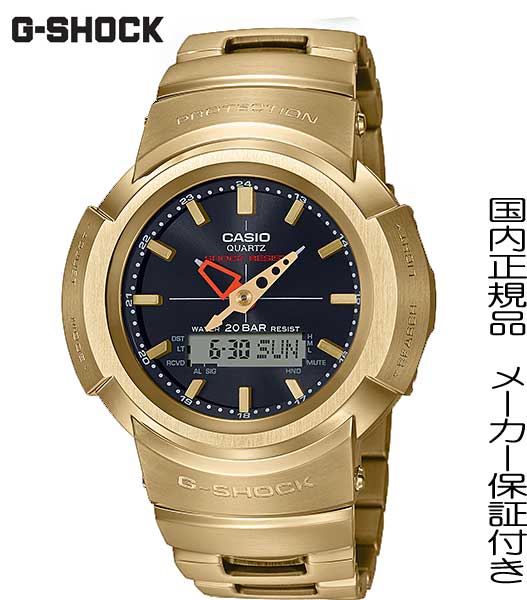 【2020.11発売】国内正規品G-SHOCK「Gショック」G-SHOCK初のアナログ・デジタルモデルをフルメタル化したAWM-500シリーズ【AWM-500GD-9AJF】AE