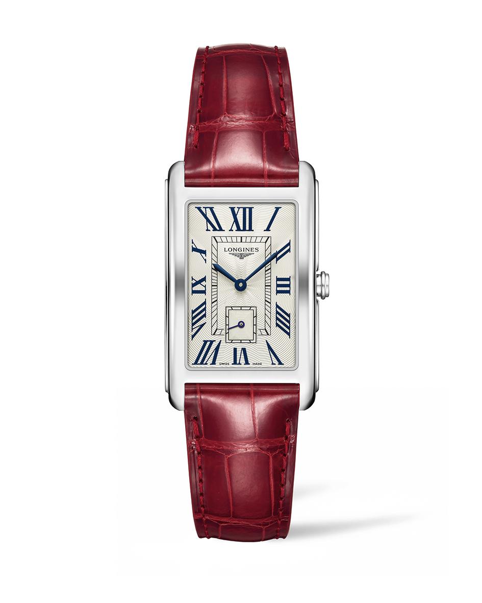 新しいエルメス 正規品ロンジンlongines ドルチェヴィータ Dolcevita スクエアケース メンズ 男性用 クォーツ腕時計 バーガンディ 革ベルト L5 755 4 71 5 L L5 755 4 71 5 Rashiastrologer Com