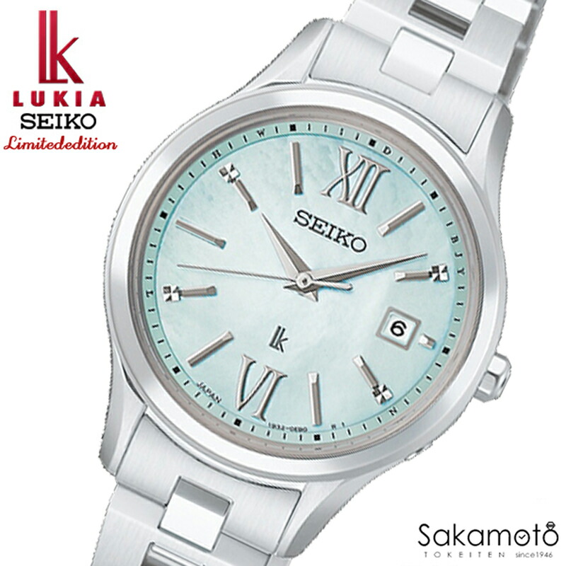 SEIKO セイコー LUKIA  ルキア Essential Collection エッセンシャルコレクション ウォッチ 御覧なさる ソーラー電磁波 レディース 制限事項青写真 limitedmodel【HEE001J】