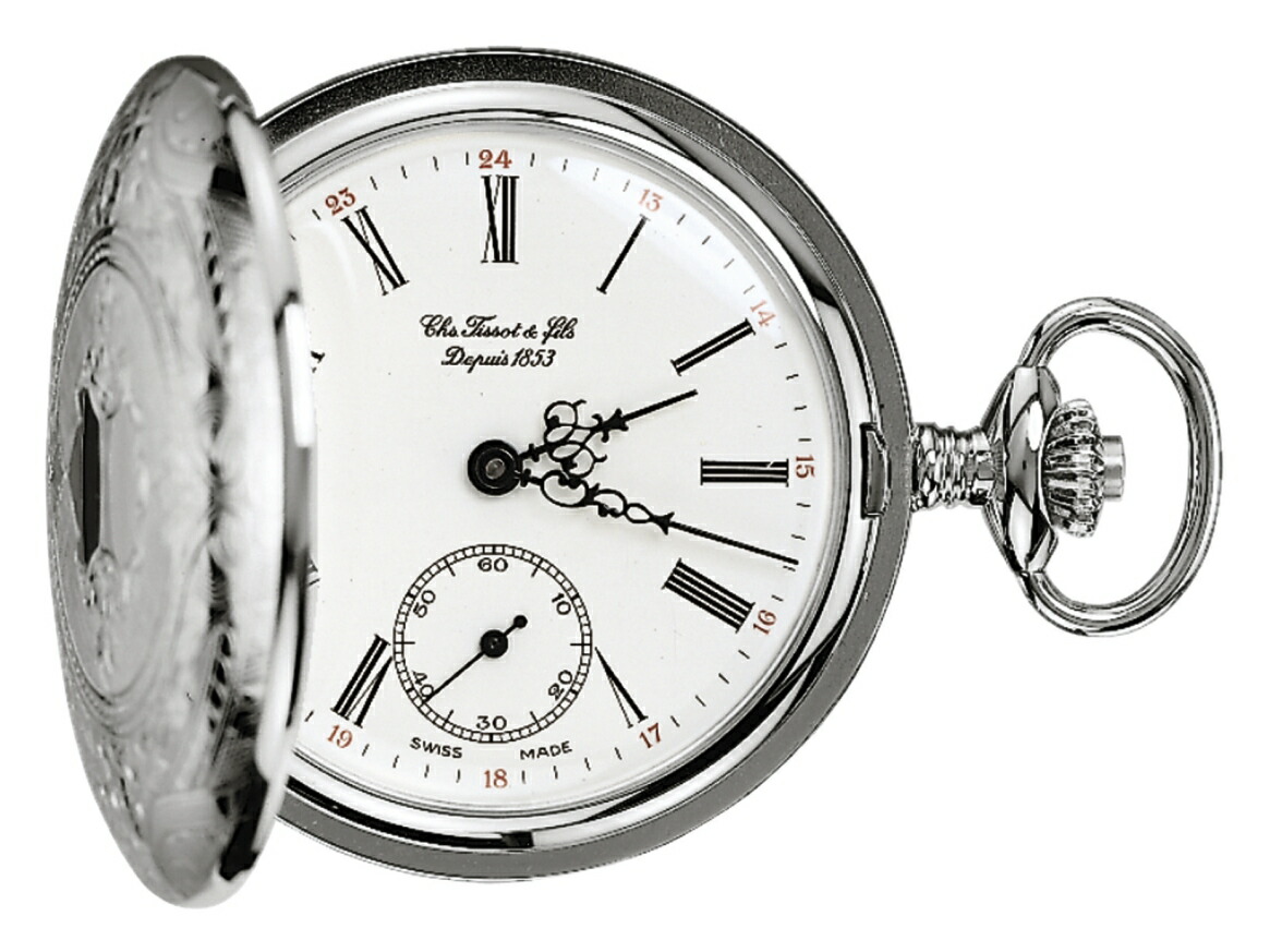楽天市場】スイス製 TISSOT ティソ 手巻フタ付懐中時計 ポケット