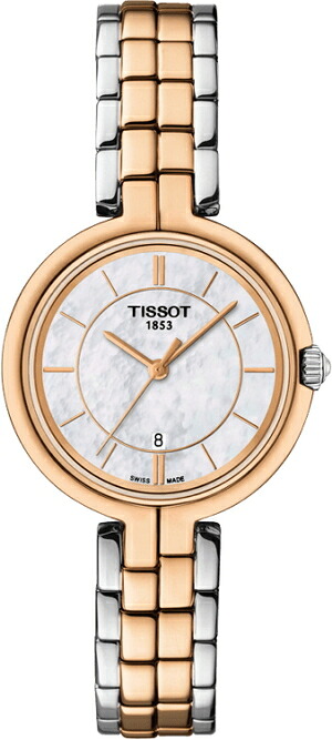 正規品TISSOT【ティソ】【フラミンゴ】【Flamingo】　白蝶貝文字盤　メタルバンド【T094.210.22.111.00】