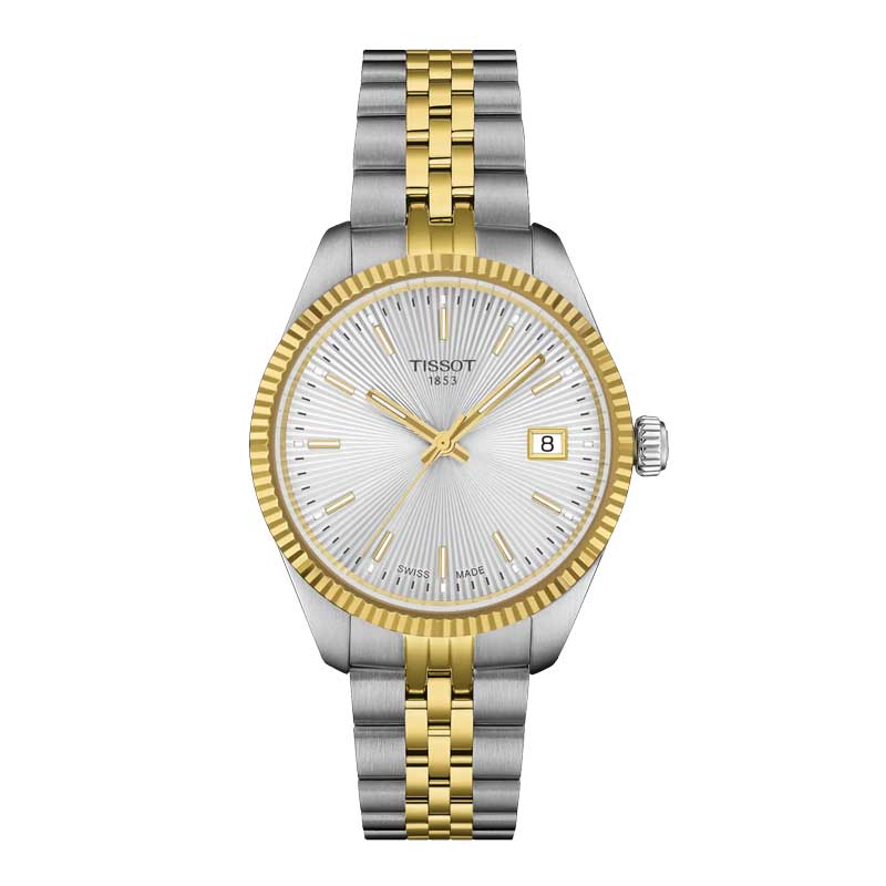 正規品TISSOT　ティソ　Tissot バラード 　34ミリケース　10気圧防水　ホワイト文字盤　クオーツ　ステンレスバンド　　【T156.210.22.031.00】【T1562102203100】