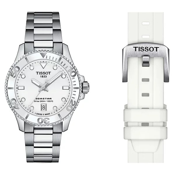 日本製/今治産 TISSOT 36MM SEASTAR 1000 クオーツ腕時計 | www