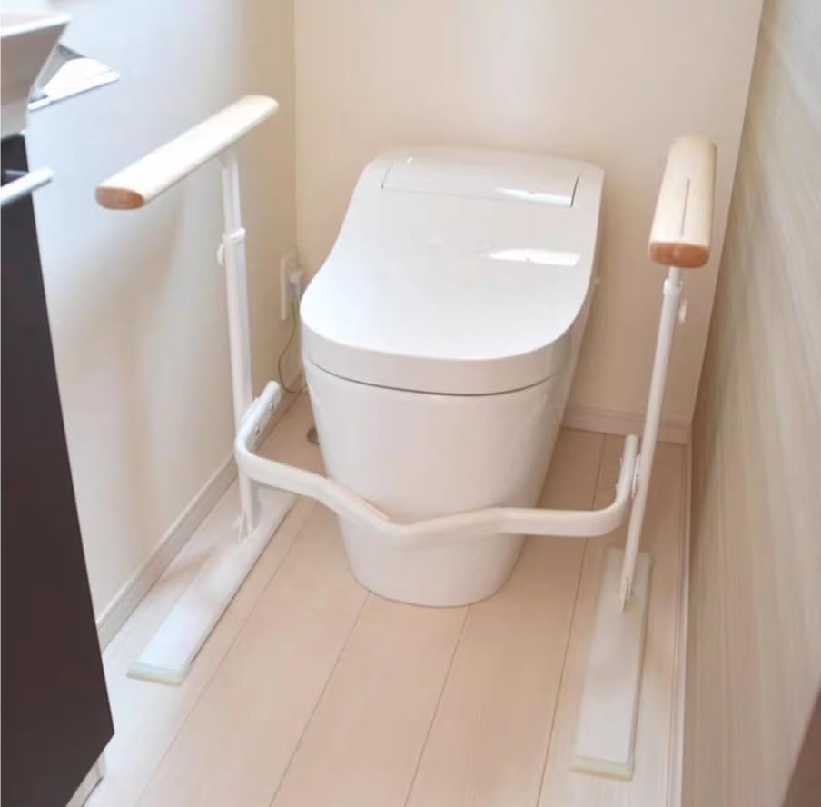 楽天市場】トイレ用アーム (6段階高さ調節可能) SY-21 ホワイト