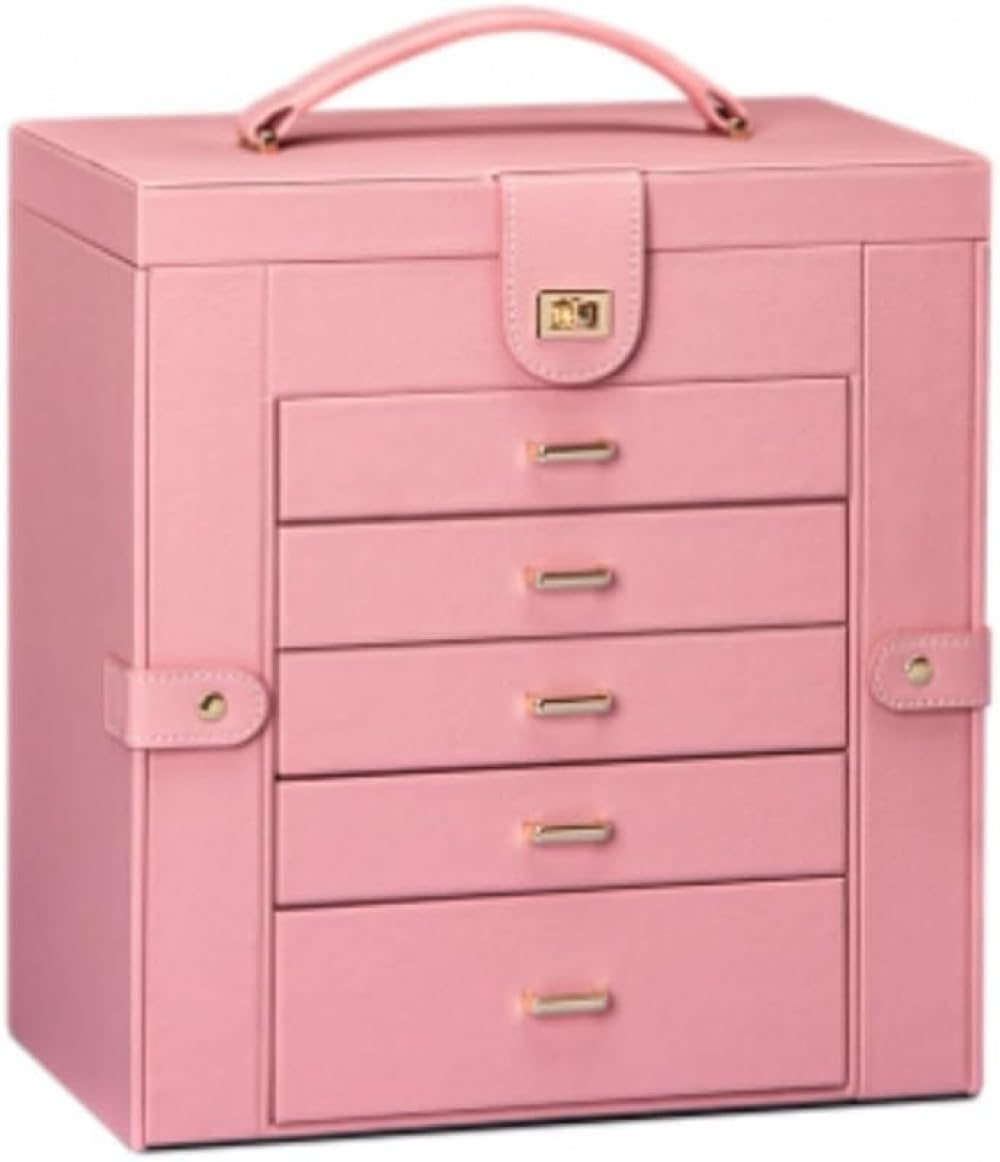 楽天市場】ジュエリーボックス 六角形透明ガラス製 - 蓋付大容量宝石箱