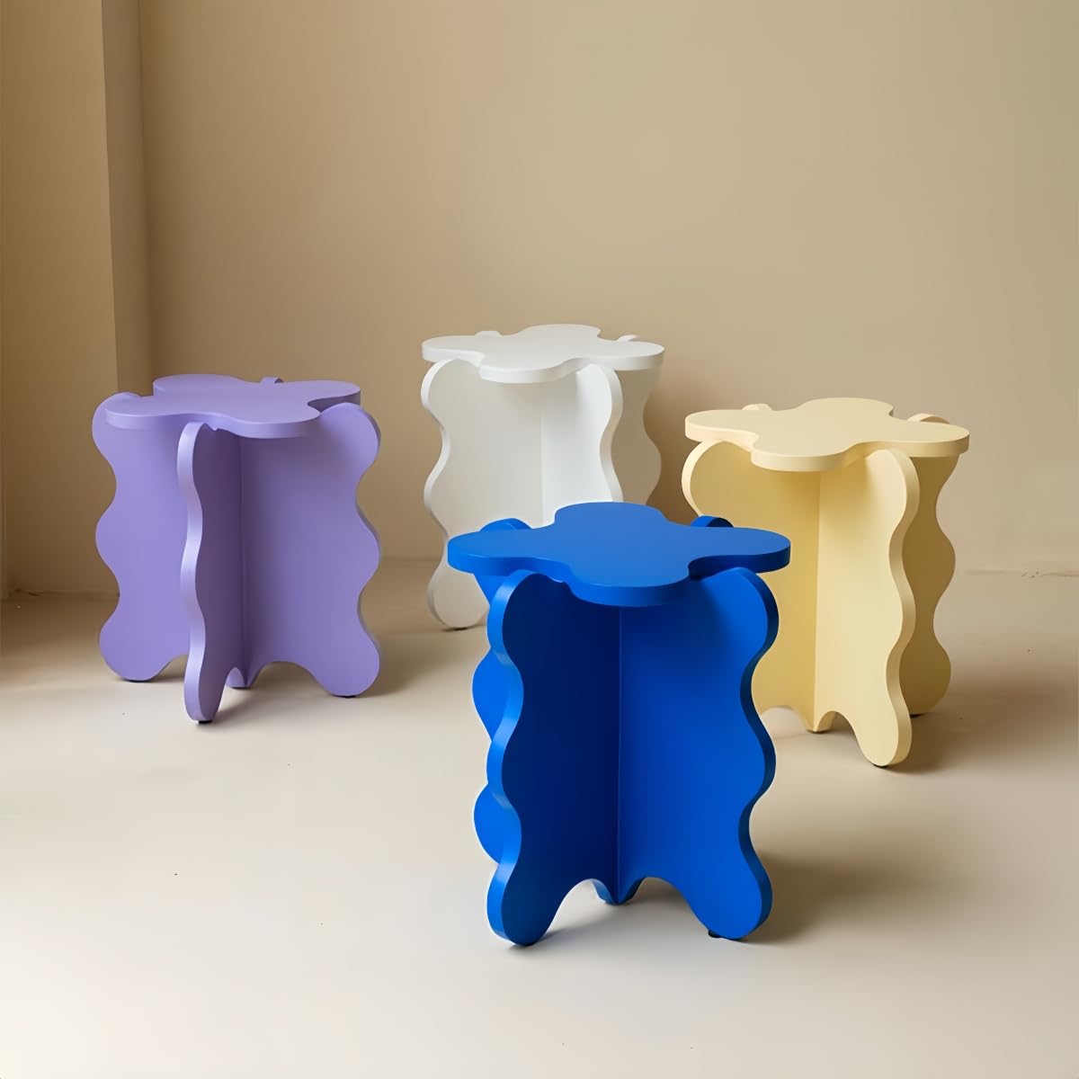 楽天市場】螺鈿細工木製サイドテーブル W46xH61xD46cm 胡桃の木