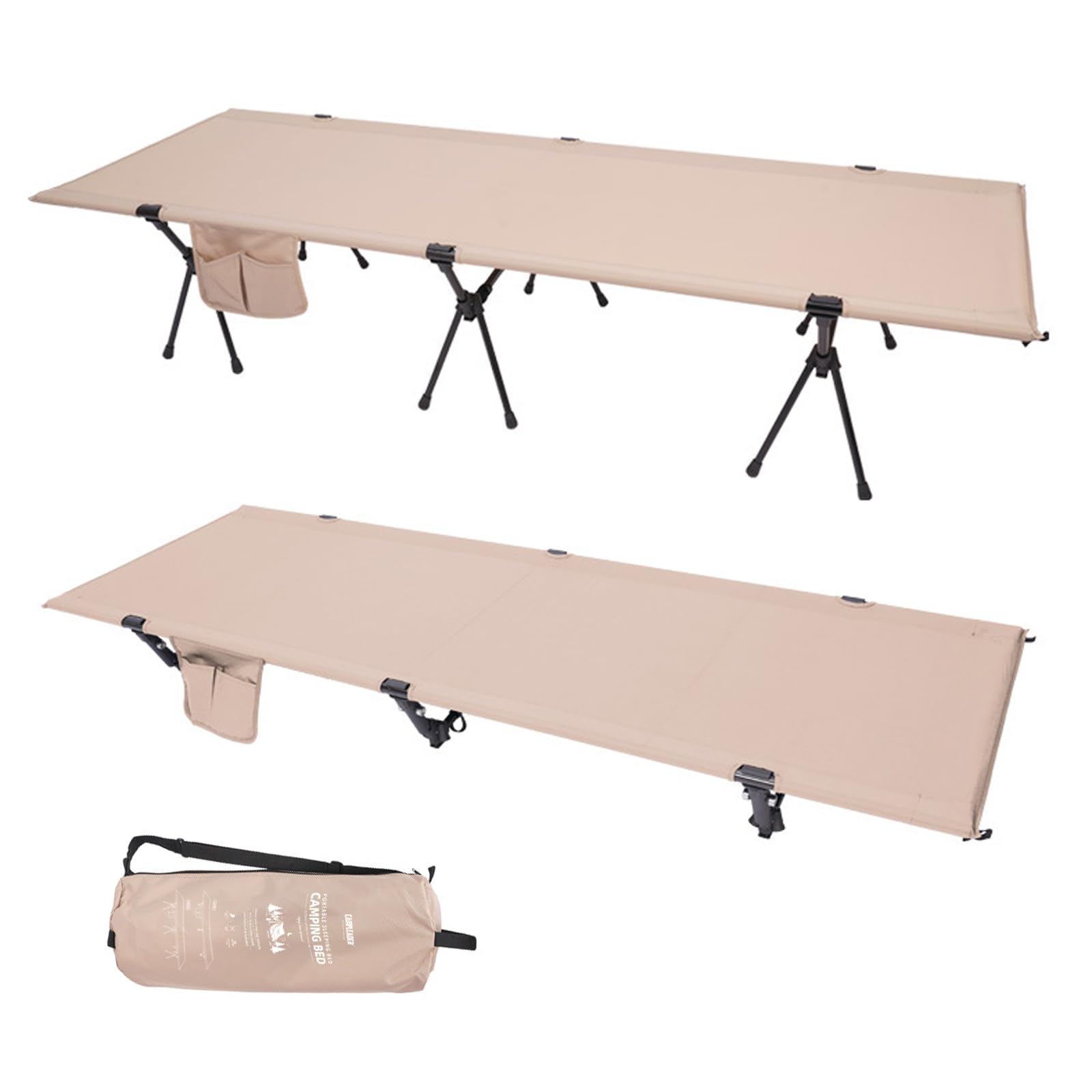 楽天市場】キャンプインストラクター推薦 コット ワイド 90cm 2WAY