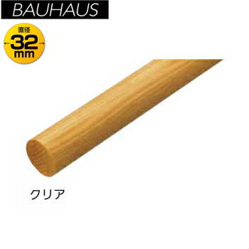 マツ六 32 アッシュ丸棒 BE-222 クリア 2ｍ firs