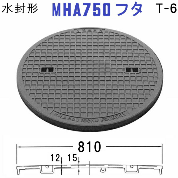 高質 法山本店 鋳鉄製マンホール 普及型 6t荷重マンホール 蓋のみ フタ