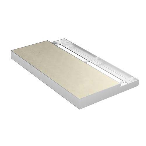 ■カネソウ フロアルーバー 設置開口・点検蓋 ステンレス製 モルタル充填用(充填深さ36.5mm) 端部用本体のみ(品番:LF-50-2550-100)蓋のみ(受枠は別途)【送料別途お見積り】|佐勘金物店