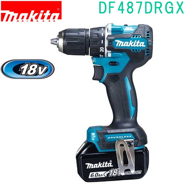 正規品販売！ マキタ makita DF487DRGX 青18V 充電式ドライバドリル