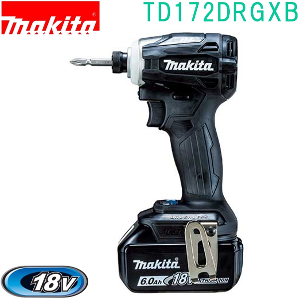 テレビで話題 マキタ makita TD172DRGXB 黒18V 充電式インパクト