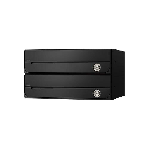 ナスタ D-ALL KS-MB3002PU-2C-BK 2戸用 シリンダー錠 ブラック「直送品、送料別途見積り、法人・事業所限定」 acea|佐勘金物店