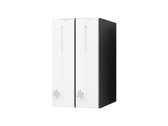 ナスタ D-ALL KS-MB3002PU-2LKT-W 2戸用 可変ダイヤル錠 ホワイト「直送品、送料別途見積り、法人・事業所限定」 acea｜佐勘金物店