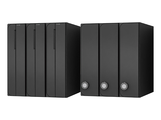ナスタ D-ALL KS-MB3102PU-3LKT-BK 3戸用 可変ダイヤル錠 ブラック「直送品、送料別途見積り、法人・事業所限定」 acea|佐勘金物店