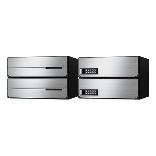 ナスタ D-ALL KS-MB4102PY-2PK-S 2戸用 可変プッシュボタン錠 ステンレスヘアライン「直送品、送料別途見積り、法人・事業所限定」 acea｜佐勘金物店
