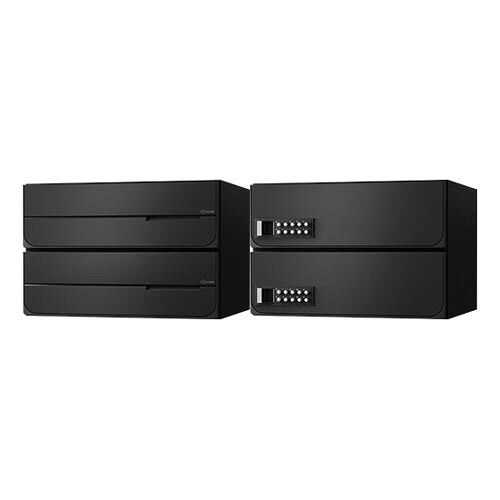 ナスタ D-ALL KS-MB4102PY-2PK-BK 2戸用 可変プッシュボタン錠 ブラック「直送品、送料別途見積り、法人・事業所限定」 acea|佐勘金物店