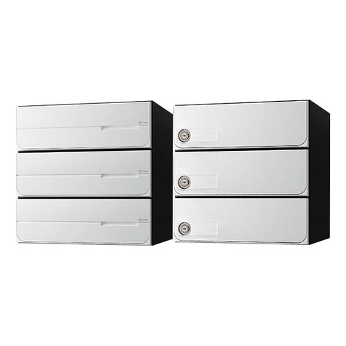 ナスタ D-ALL KS-MB4102PY-3C-W 3戸用 シリンダー錠 ホワイト「直送品、送料別途見積り、法人・事業所限定」 acea|佐勘金物店