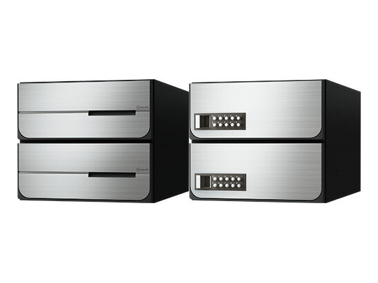 D-ALL KS-MB6302PY-2PK-S 2戸用 可変プッシュボタン錠 ステンレスヘアライン「直送品、送料別途見積り、法人・事業所限定」 acea｜佐勘金物店