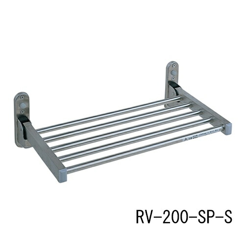 オススメRVシェルフ RV-200-SP-P バネ式 座付 [材質]：SUS304[仕上]：ヘアーライン「仕入先在庫品」 acea