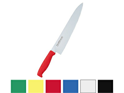 TOJIRO Color モリブデン 牛刀包丁　F-168R　270mm　レッド「直送品」