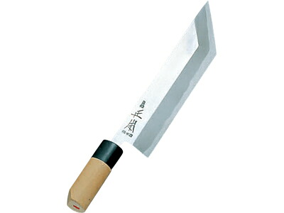 正本和包丁本霞・玉白鋼　鰻サキ包丁 22.5mm「送料元払い・直送」
