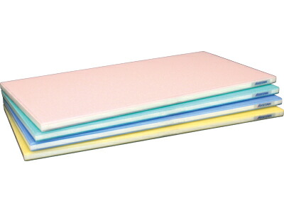 ポリエチレン全面カラーかるがるまな板　600×350×23mm　グリーン「送料元払い・直送」 受注生産