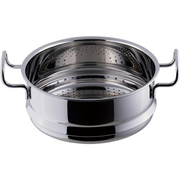 宮崎製作所　ジオプロダクト　蒸し器付き鍋　25cm 楽天市場】【日本製】 宮崎製作所 ジオ・プロダクト 蒸し器（中子