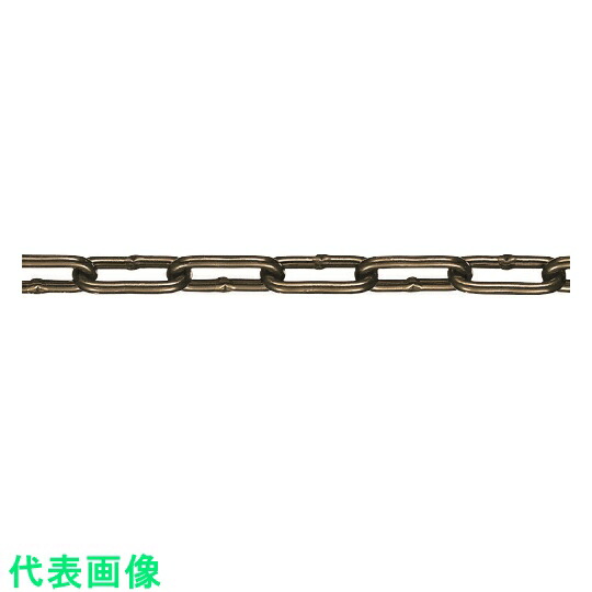 水本 チューブ保護アルミカラーチェーン ブラウン 6HALC−BN 6.1〜7m 〔品番:6HALC-BN-7C〕