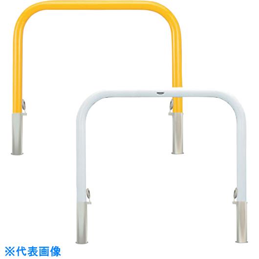 ■カネソウ　車止め　アーチ型　スチール製　焼付塗装　脱着式　鋳鉄製蓋　Yシリーズ　（品番:YB4L7-HD(Y)）（注番2585635）・（法人・事業所限定,直送元）