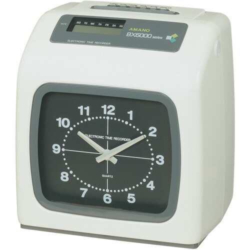 【中古】③AMANO BX2000　電子タイムレコーダー Amazon | アマノ タイムカード タイムレコーダー ホワイト