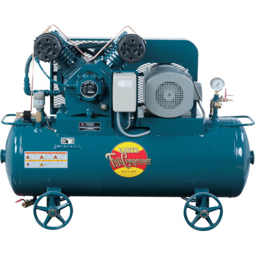 富士　レシプロコンプレッサー（給油式）　汎用形空冷コンプレッサー　３．７ＫＷ　５０Ｈｚ （品番:FS-37PMT-50）（注番7712448）・（法人・事業所限定,直送元）