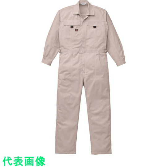 AUTO−BI つなぎ服 カーキ LL 〔品番:3670-K2-LL〕