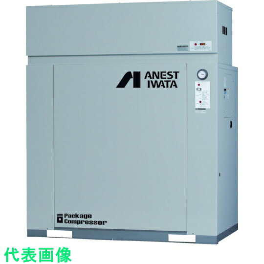 アネスト岩田　レシプロコンプレッサー（給油式）　パッケージコンプレッサ　２．２ＫＷ　５０Ｈｚ　吐出圧力０．７~０．８５ＭＰａ （品番:CLP22EF-8.5M5）（注番8338784）・（法人・事業所限定,直送元） 221,540円