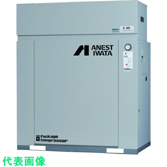 アネスト岩田　レシプロコンプレッサー（給油式）　パッケージコンプレッサ　２．２ＫＷ　６０Ｈｚ　吐出圧力０．７~０．８５ＭＰａ （品番:CLP22EF-8.5M6）（注番8338785）・（法人・事業所限定,直送元）