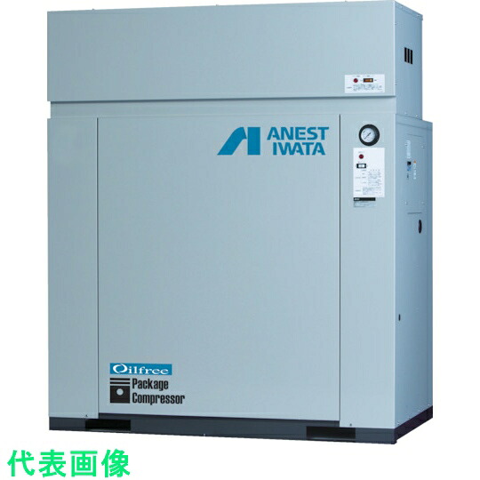 アネスト岩田 レシプロコンプレッサ(パッケージ・オイルフリータイプ) 60Hz 吐出圧力0.7~0.85MPa (品番:CFP07CF-8.5M6)(注番8338795)・(法人・事業所限定,直送元)|佐勘金物店