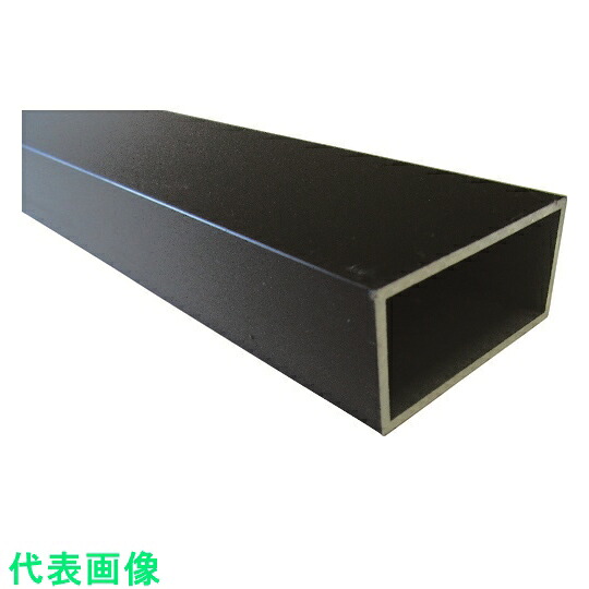 アルインコ アルミ平角パイプ 50X30X2.0T ブラック 4m (品番:FB141K)(注番8494536)|佐勘金物店