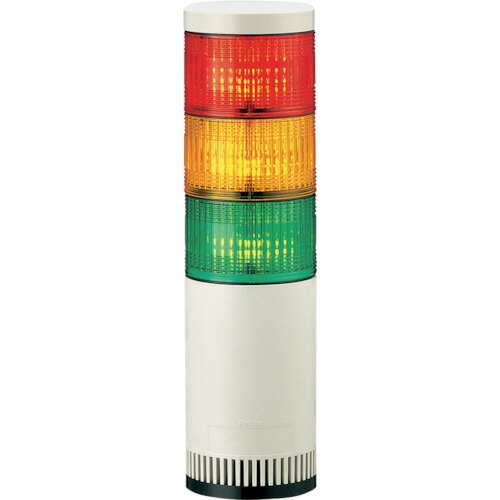 パトライト シグナルタワー LED大型積層信号灯 〔品番:LGE-320FB-RYG〕「送料別途見積り,法人・事業所限定,取寄」