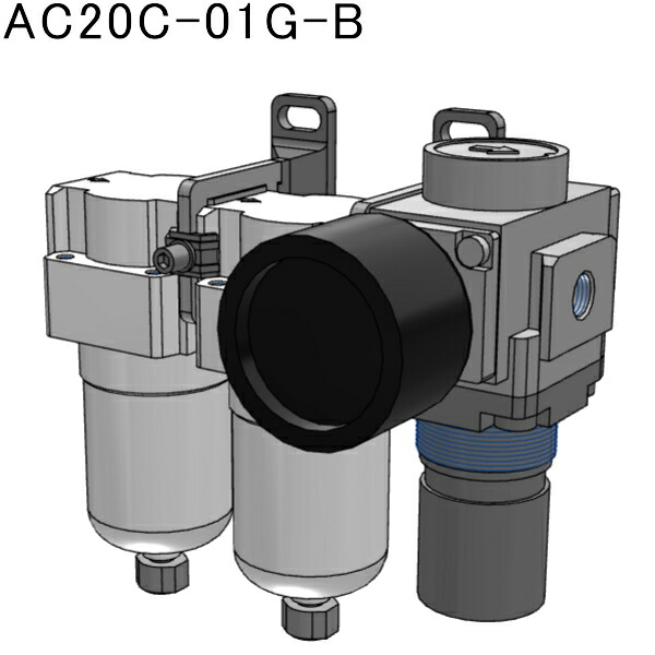 ＳＭＣ モジュラタイプエアコンビネーション 〔品番:AC40C-04G-B