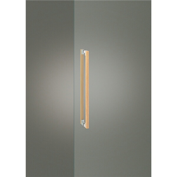 ユニオンドアハンドル　押し棒タイプ　品番：G1101-35-128-L600 (直送品、扉厚：8~18mm,ご指示下さい。)