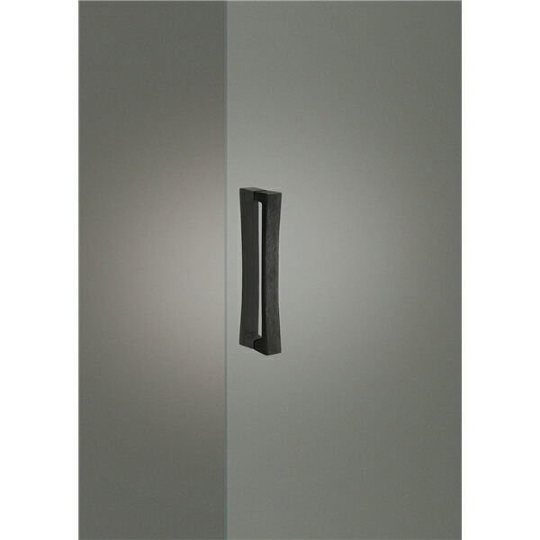 ユニオンドアハンドル　押し棒タイプ　品番：G1163-71-068-L400 (直送品、扉厚：8~18mm,ご指示下さい。)