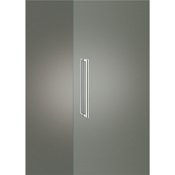 ユニオンドアハンドル　押し棒タイプ　品番：G1169-01-001-L450(直送品、扉厚：8~22mm,ご指示下さい。)｜佐勘金物店