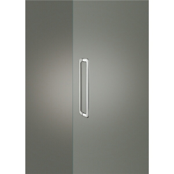 ユニオンドアハンドル　押し棒タイプ　品番：G1215-01-001-L455　(直送品、扉厚：12mm)