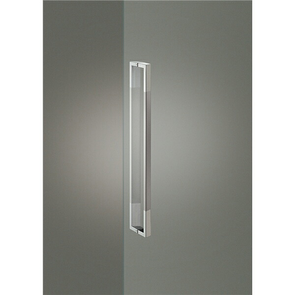 ユニオンドアハンドル　押し棒タイプ　品番：G3078-01-024-L800 (直送品、扉厚：8~24mm,ご指示下さい。)