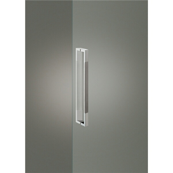 ユニオンドアハンドル　押し棒タイプ　品番：G3078-01-034-L600 (直送品、扉厚：8~24mm,ご指示下さい。)