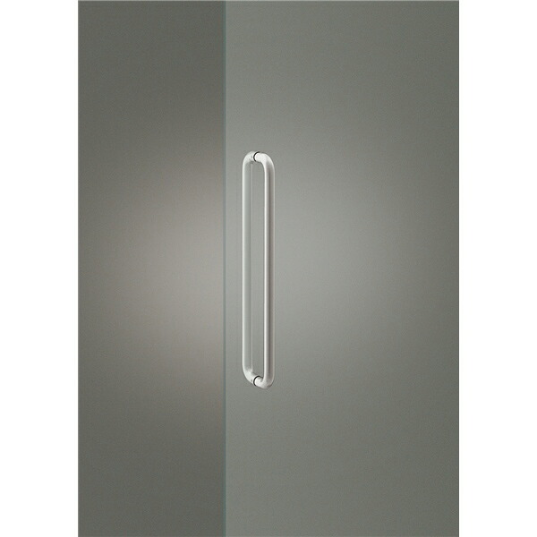 ユニオンドアハンドル　押し棒タイプ　品番：G500-01-023-L600-FIX (直送品、扉厚：8~91mm,ご指示下さい。)