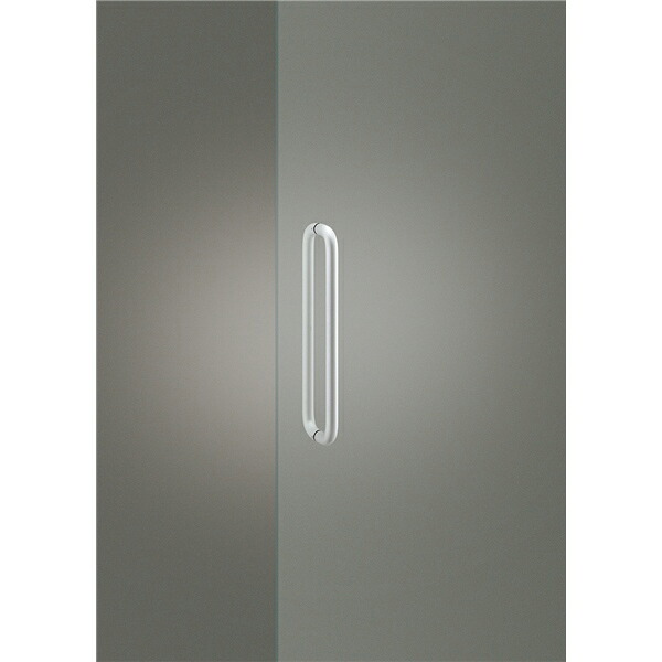 ユニオンドアハンドル　押し棒タイプ　品番：G500-26-130-L450(直送品、扉厚：8~17mm,ご指示下さい。)｜佐勘金物店