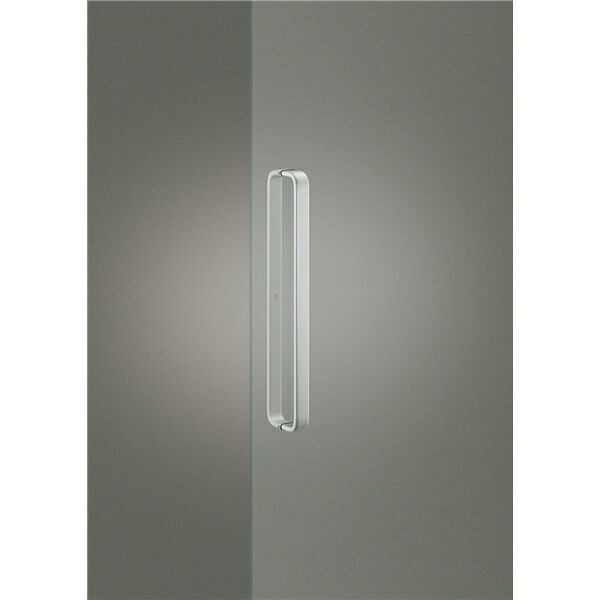 ユニオンドアハンドル　押し棒タイプ　品番：G5200-26-130-L600(直送品、扉厚：8~18mm,ご指示下さい。)｜佐勘金物店