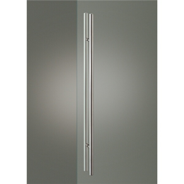 ユニオンドアハンドル　押し棒タイプ　品番：G52-01-023-L1200 (直送品、扉厚：8~17mm,ご指示下さい。)